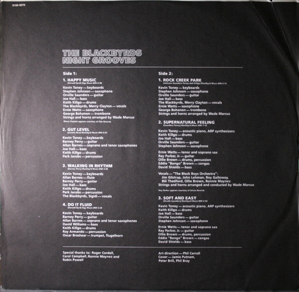 Night Grooves The Blackbyrds