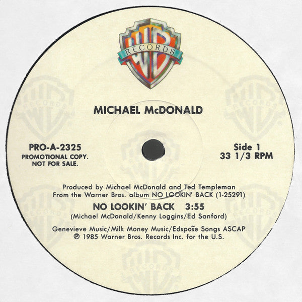No Lookin' Back Michael McDonald