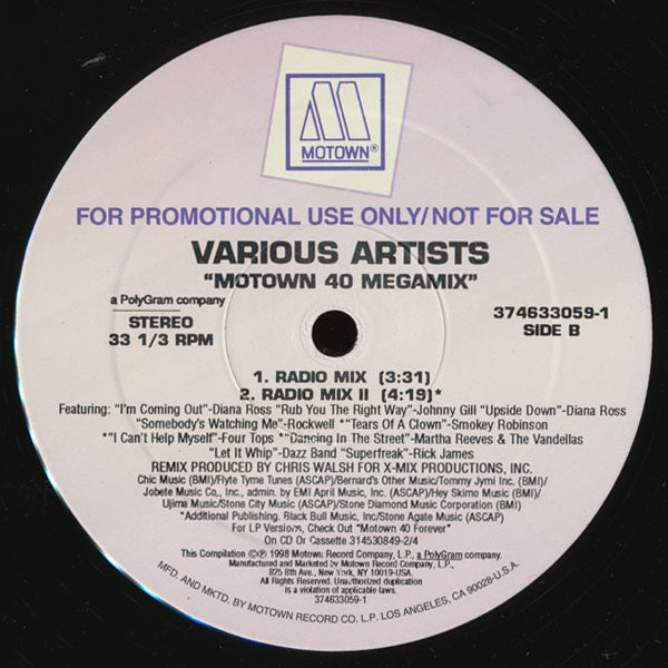 Motown 40 Megamix | Rectangle Triangle