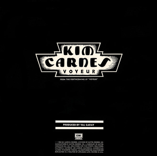 Voyeur (version étendue) Kim Carnes