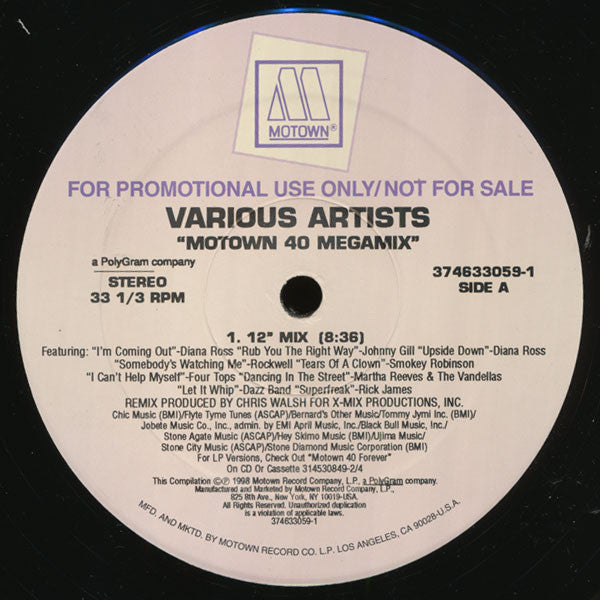 Motown 40 Megamix | Rectangle Triangle