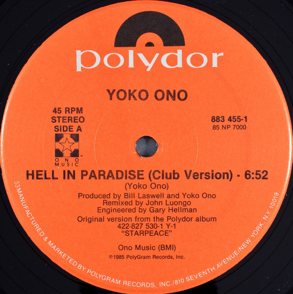 Hell In Paradise Yoko Ono