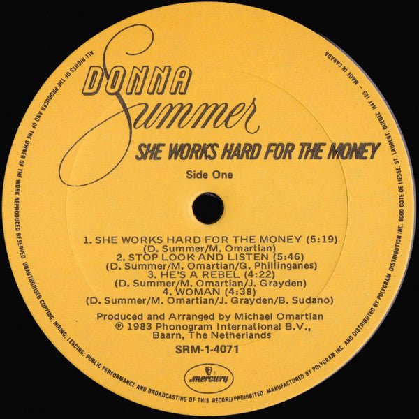She Works Hard For The Money Donna Summer