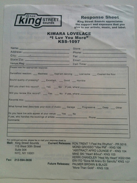 I Luv You More Kimara Lovelace