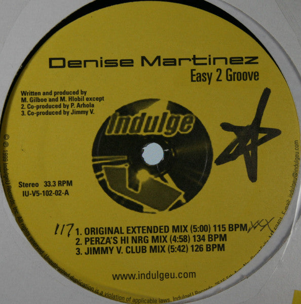 Easy 2 Groove / Frenzy Denise Martinez,Jumalatar