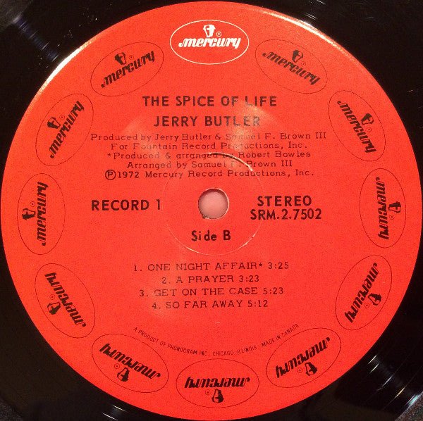 Spice Of Life Jerry Butler