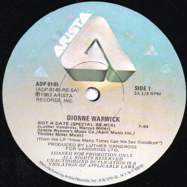 Got A Date Dionne Warwick