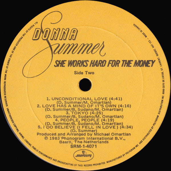 She Works Hard For The Money Donna Summer
