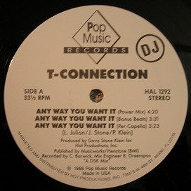 Any Way You Want It T-Connection