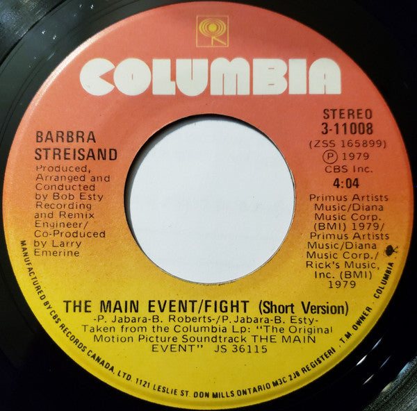 L'événement principal / Combat Barbra Streisand