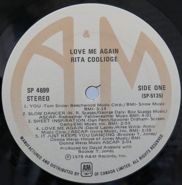 Love Me Again 2 Rita Coolidge