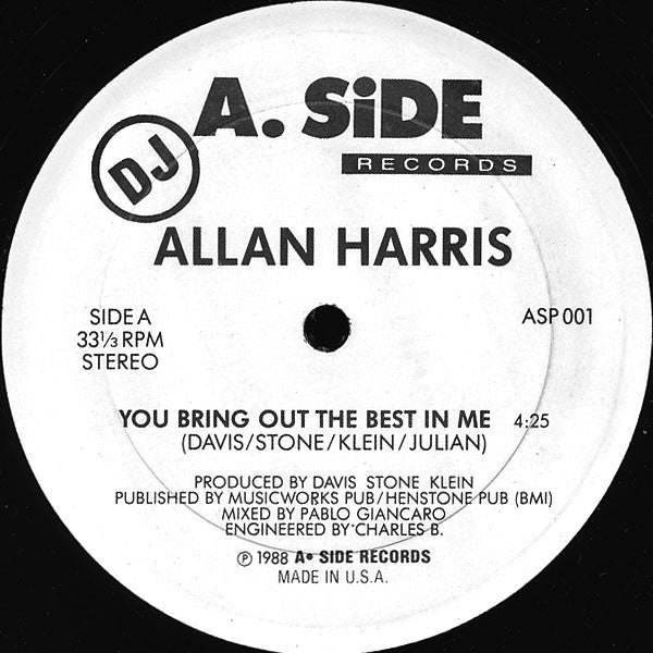 Tu fais ressortir le meilleur de moi-même Allan Harris (5)
