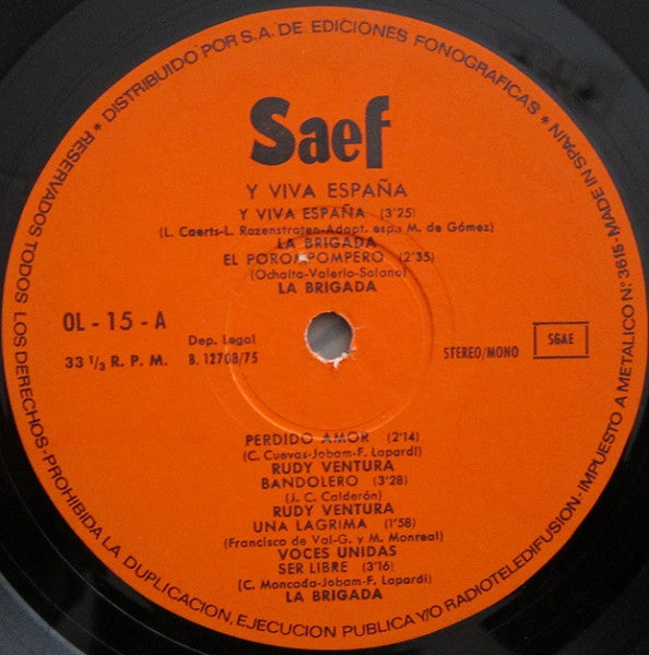 Y Viva España Various