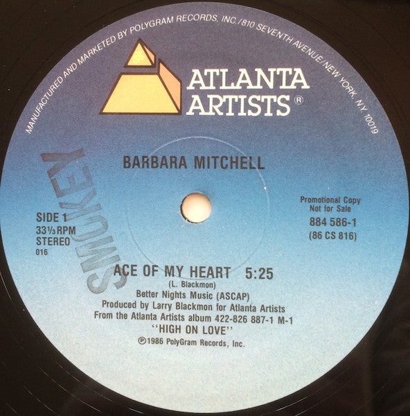 Ace Of My Heart Barbara Mitchell