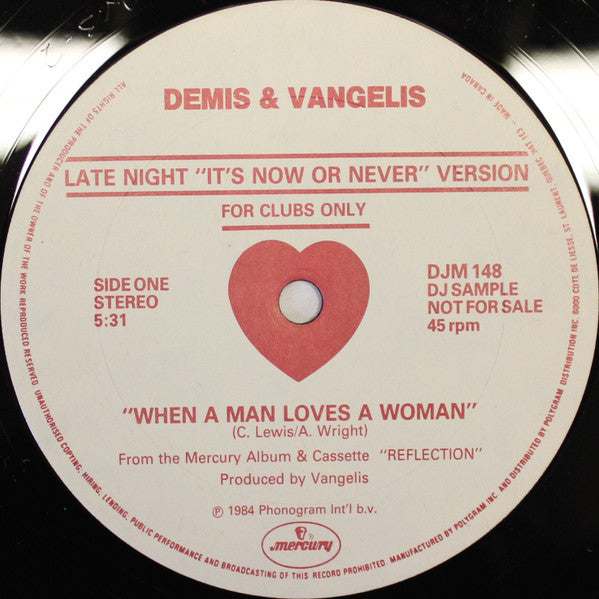 When A Man Loves A Woman Demis Roussos,Vangelis