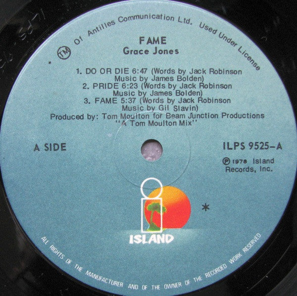 Fame Grace Jones
