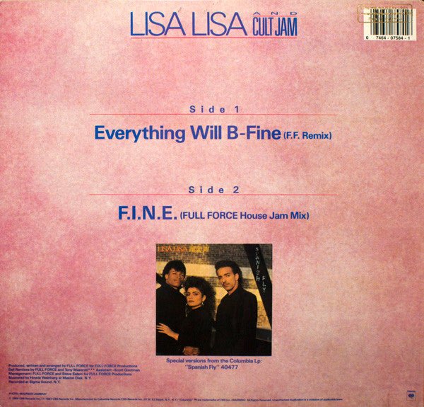 Tout ira bien Lisa Lisa et Cult Jam