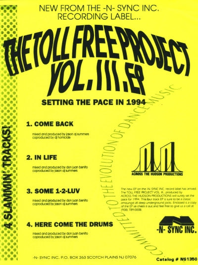 Toll Free Project Vol. III EP | Rectangle Triangle  