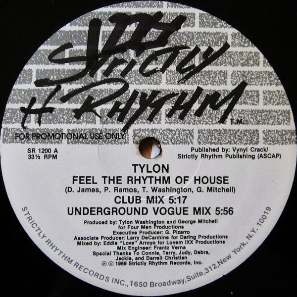 Ressentez le rythme de la house Tylon Washington