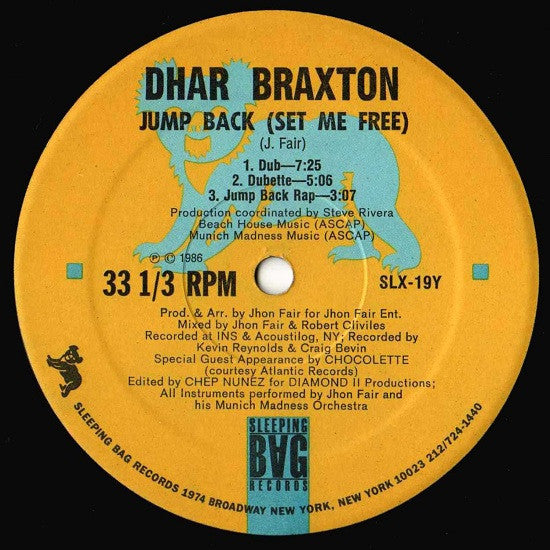 Saute en arrière (Libère-moi) Dhar Braxton