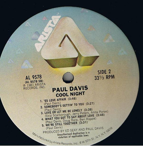 Nuit fraîche Paul Davis (3)