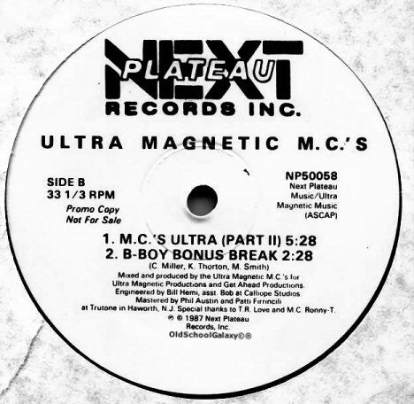 Voyager à la vitesse de la pensée / MC's Ultra (Partie II) MC ultramagnétiques