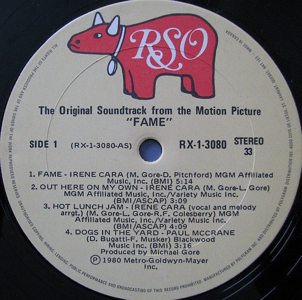 Fame - Original Soundtrack From The Motion Picture Various