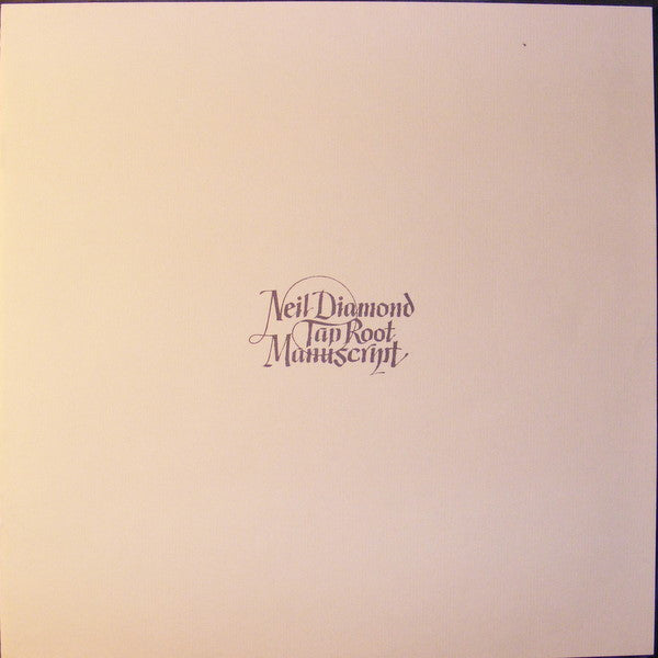 Manuscrit de la racine pivotante Neil Diamond