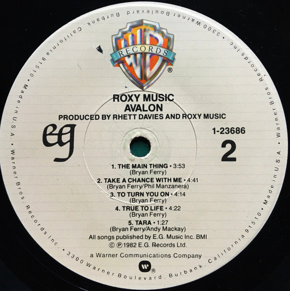 Avalon Roxy Music