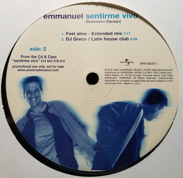 Sentirme Vivo (Remixes) Emmanuel