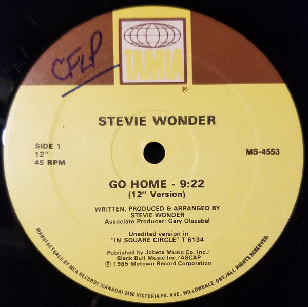 Go Home Stevie Wonder