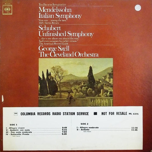 Two Favorite Symphonies · Mendelssohn Italian Symphony · Schubert Unfinished Symphony | Rectangle Triangle