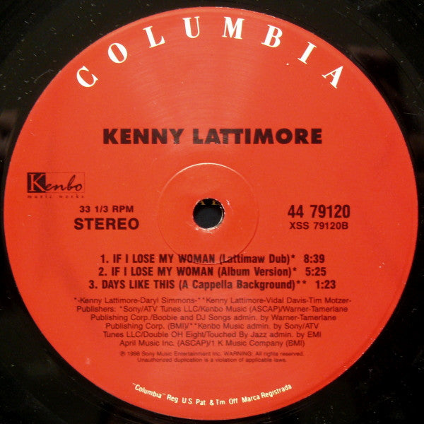 Si je perds ma femme Kenny Lattimore