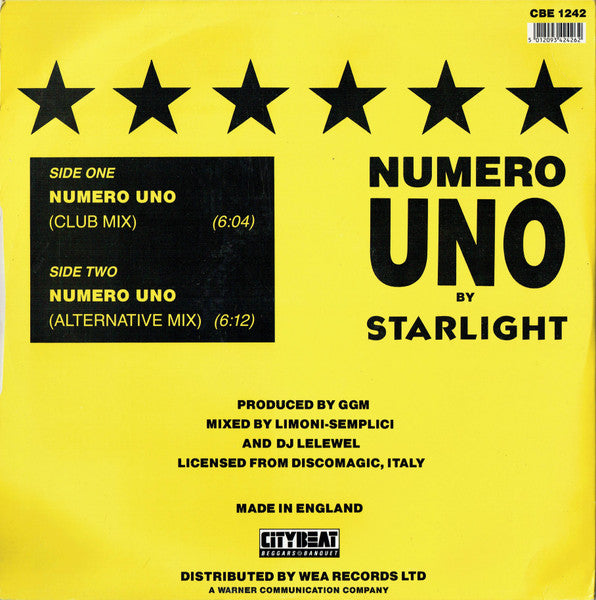 Numéro Un Lumière des étoiles