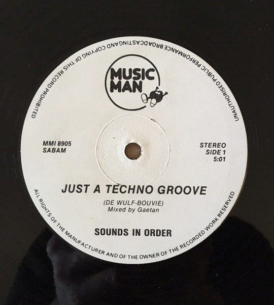 Just A Techno Groove Sounds In Order