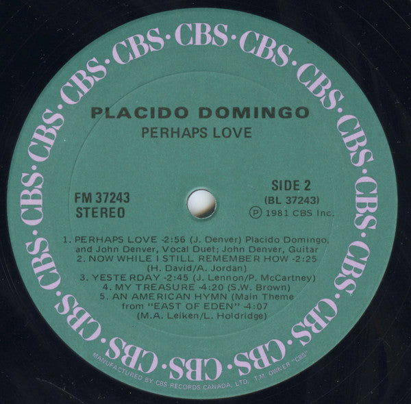 Perhaps Love Placido Domingo,John Denver