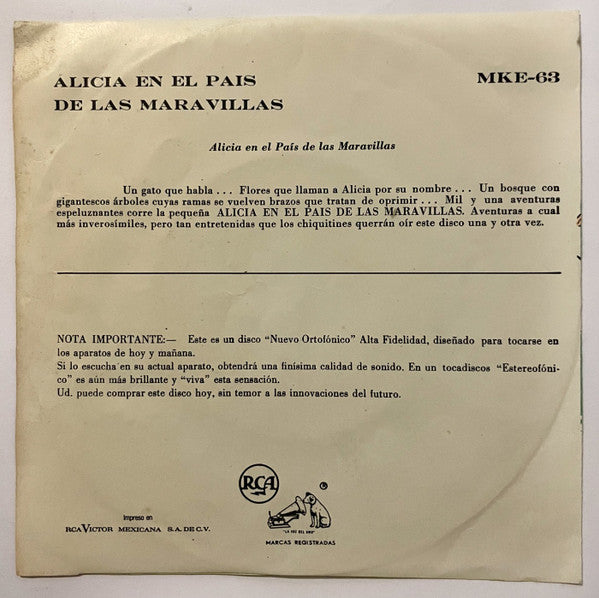 Alicia Dans Le Pays De Las Maravillas Divers