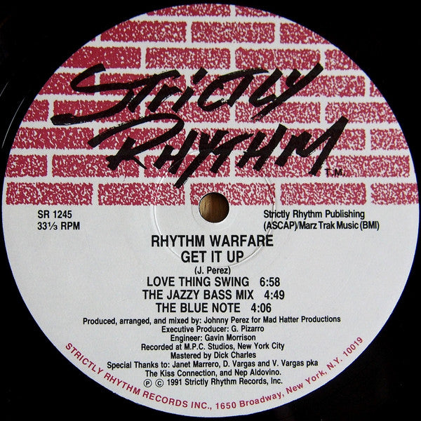 Reggae Rush / Get It Up Rhythm Warfare