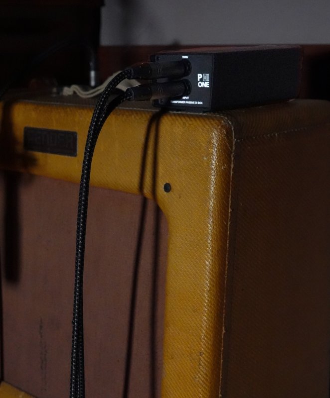 Heritage Audio P Di One Passive 1-channel Vintage-style Direct Box with Ground Lift, -15dB Pad, and Thru Output 
