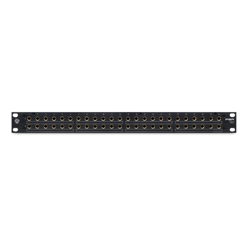 Black Lion Audio PBR-TRS-3 48-Point Gold-Plated TRS Patchbay With 3-Way Switching 