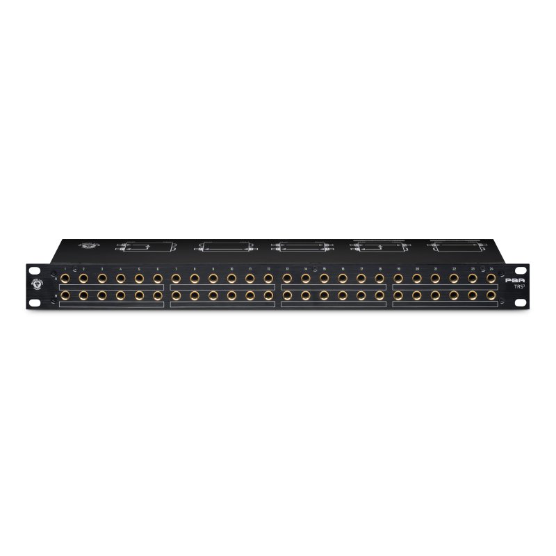 Black Lion Audio PBR-TRS-3 48-Point Gold-Plated TRS Patchbay With 3-Way Switching