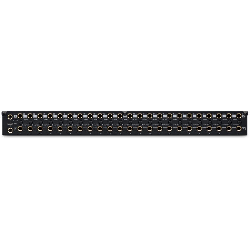 Black Lion Audio Pbr Trs Bt 46-point Patchbay with Bluetooth and 94 Gold-plated TRS Connectors
