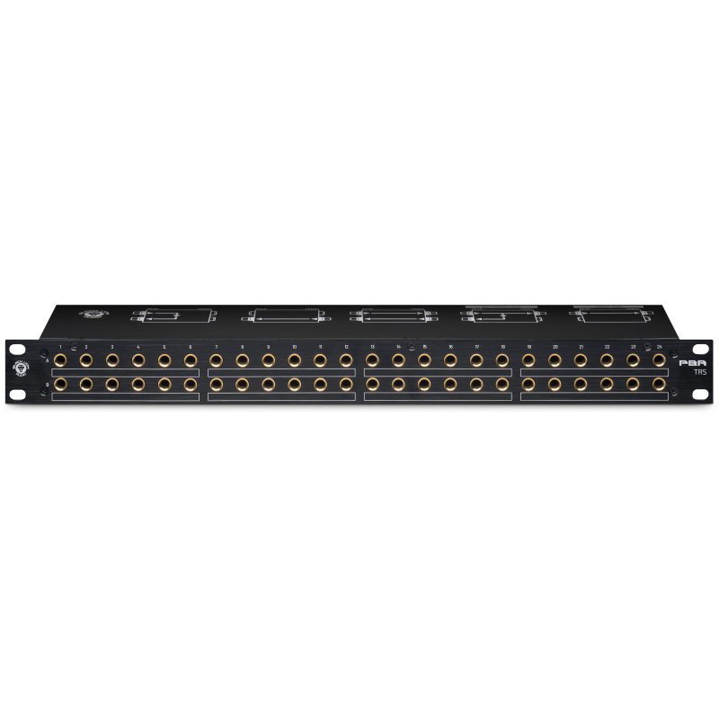 Black Lion Audio Pbr Trs 46-point Patchbay with Bluetooth and 94 Gold-plated TRS Connectors