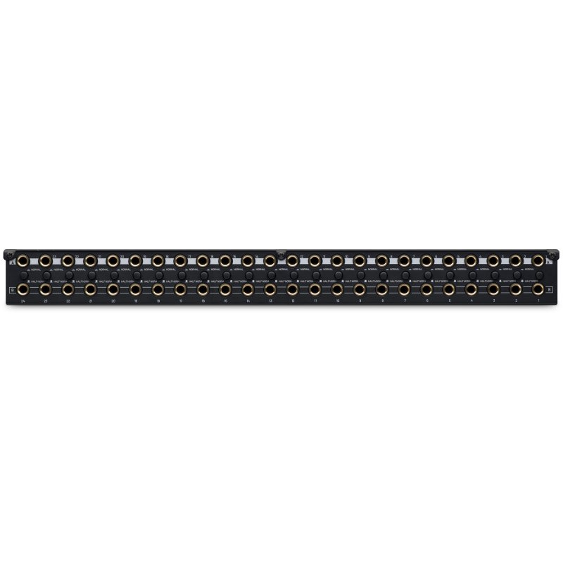 Black Lion Audio Pbr Trs 46-point Patchbay with Bluetooth and 94 Gold-plated TRS Connectors 
