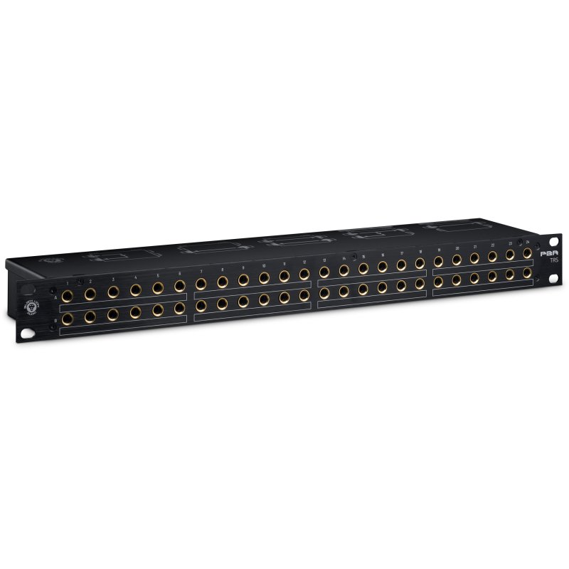 Black Lion Audio Pbr Trs 46-point Patchbay with Bluetooth and 94 Gold-plated TRS Connectors