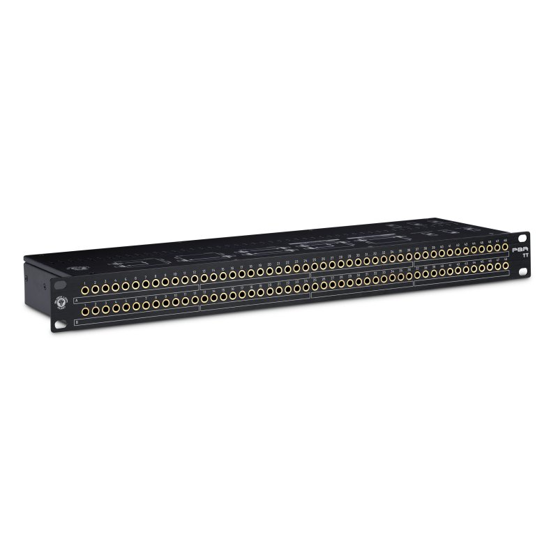 Black Lion Audio Pbr Tt 96-point Patchbay with 96 Gold-plated TT Connectors 