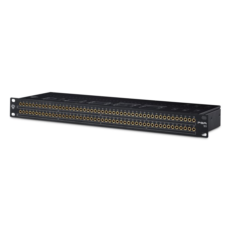 Black Lion Audio Pbr Tt 96-point Patchbay with 96 Gold-plated TT Connectors 