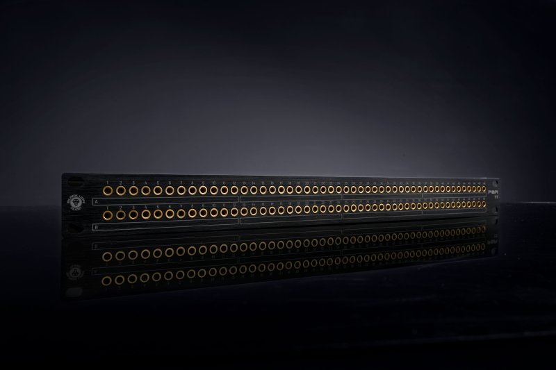 Black Lion Audio Pbr Tt 96-point Patchbay with 96 Gold-plated TT Connectors 