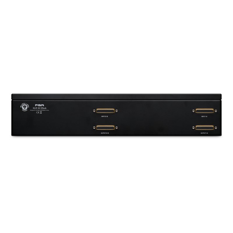 Black Lion Audio PBR-XLR-32-DSUB 32-Point Gold-Plated XLR / DB25 Patchbay 