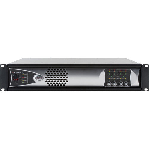 Ashly PEMA-4125D 4-Channel 500W Pema Network Power Amplifier with OPDante Card & Protea DSP Software Suite (Low-Z)